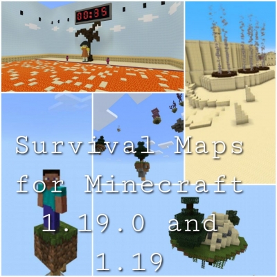 Download Survival Maps for Minecraft Bedrock 1.19.0 and 1.19 for Android
