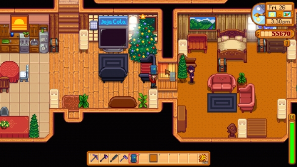 Decorating your house in Stardew Valley