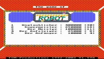 The Game of Robot