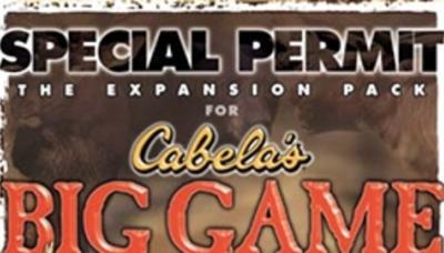 Special Permit for Cabela&#039;s Big Game Hunter