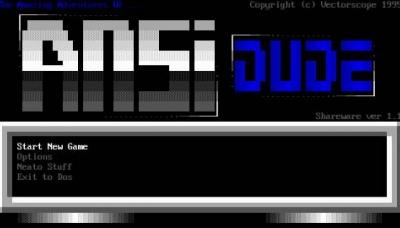 The Amazing Adventures of ANSI Dude