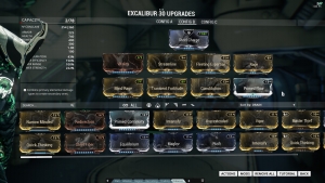 Warframe Excalibur build